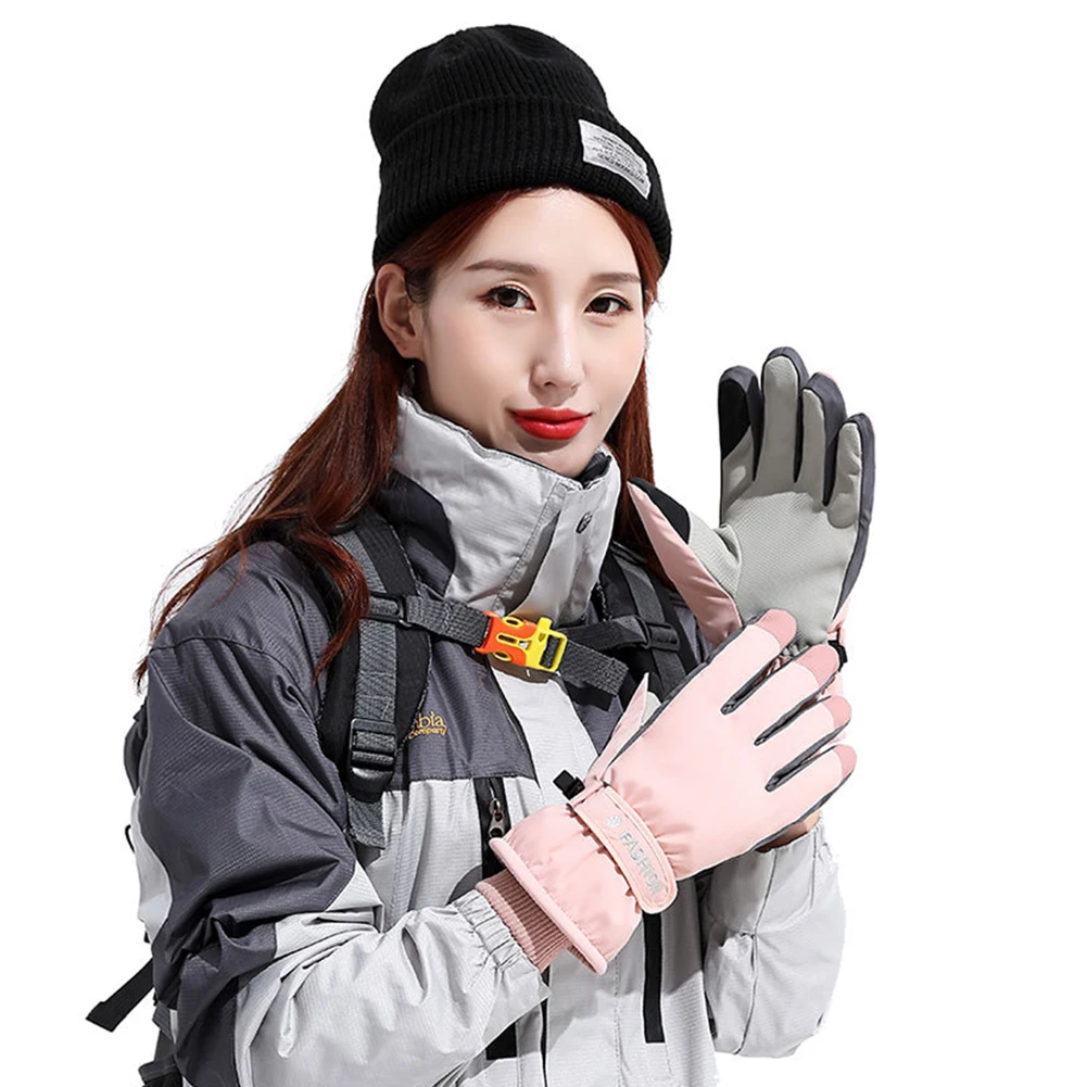 Women's Waterproof Ski Gloves Touch Screen Anti Slip Gloves Outdoor Sports Riding Warm Gloves Female Pink Bike Running Gloves
Women's Waterproof Ski Gloves Touch Screen Anti Slip Gloves Outdoor Sports Riding Warm Gloves Female Pink Bike Running Gloves