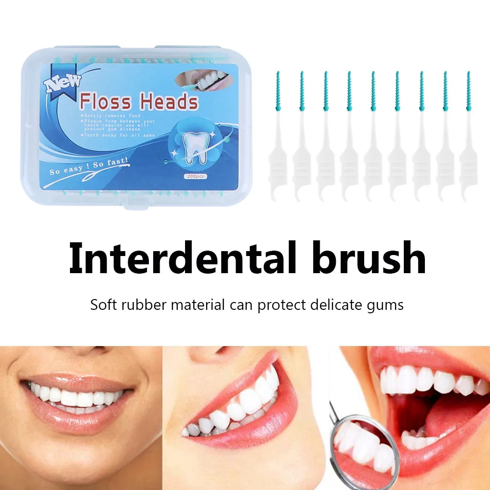 Double Head Interdental Brush Portable Soft Silicone Dental Cleaning Tools Dental Prophylaxis Brushes Teeth Cleaning Tools
Double Head Interdental Brush Portable Soft Silicone Dental Cleaning Tools Dental Prophylaxis Brushes Teeth Cleaning Tools