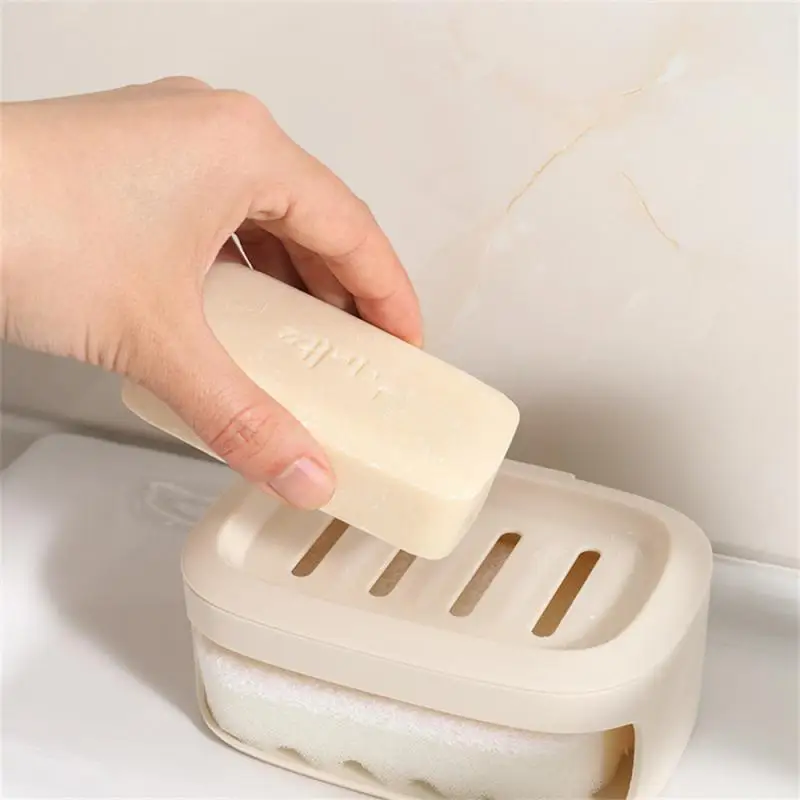 2-Layer Soap Box Container Travel Soap Holder Durable Soap Case Bathroom Storage Accessories With Sponge Holder
2-Layer Soap Box Container Travel Soap Holder Durable Soap Case Bathroom Storage Accessories With Sponge Holder