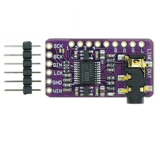 Interface I2S PCM5102A DAC Decoder GY-PCM5102 I2S Player Module For Raspberry Pi pHAT Format Board Digital PCM5102 Audio Board
Interface I2S PCM5102A DAC Decoder GY-PCM5102 I2S Player Module For Raspberry Pi pHAT Format Board Digital PCM5102 Audio Board