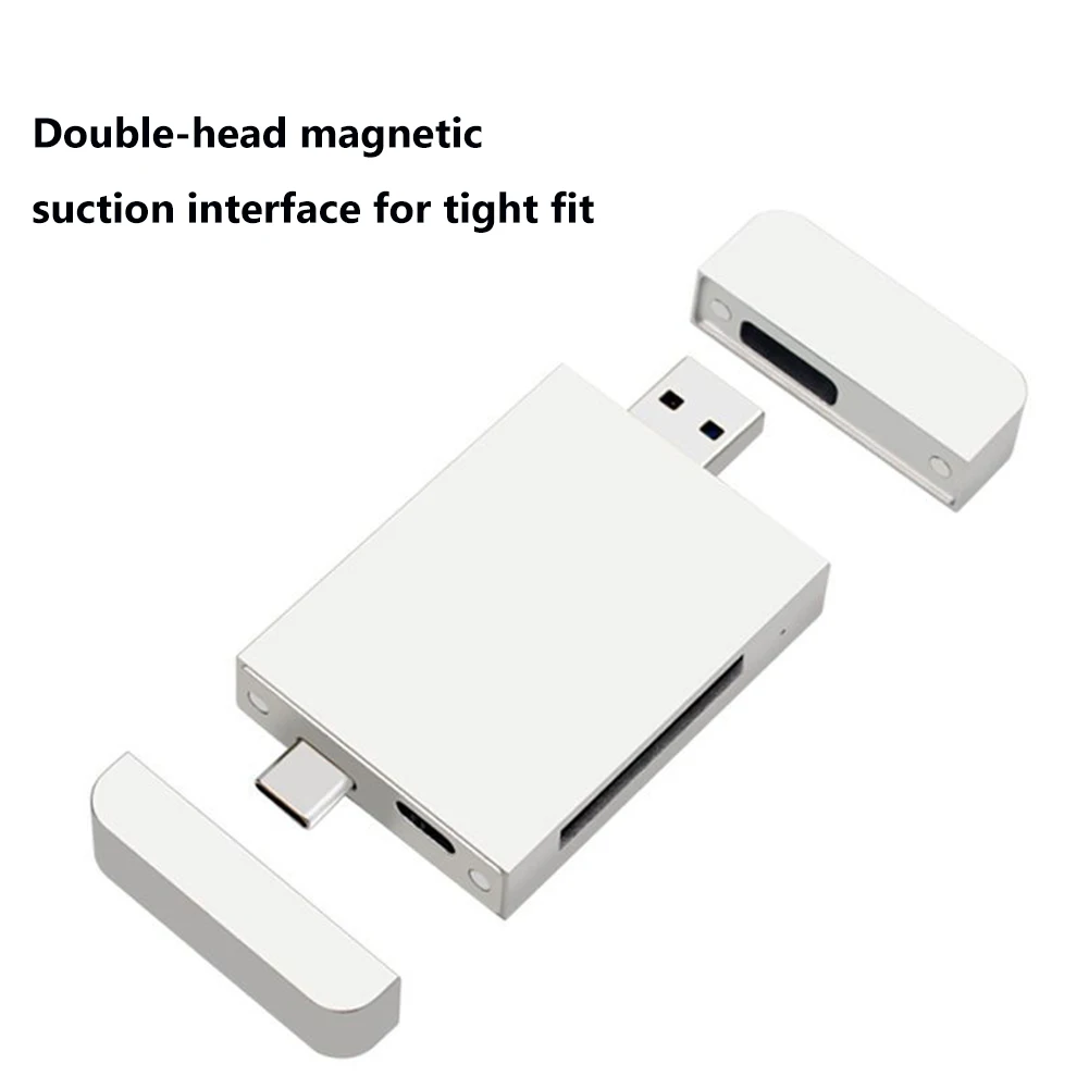 10Gbps USB Card Reader Dual Interface Smart Card Reader Magnetic Type-C USB3.1 GEN 2 Replacement for Laptop Computer Phone
10Gbps USB Card Reader Dual Interface Smart Card Reader Magnetic Type-C USB3.1 GEN 2 Replacement for Laptop Computer Phone