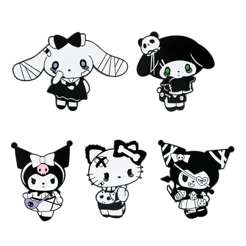 Cute Cartoon Enamel Lapel Pins Sanrio Funny Brooch Halloween Anime Kuromi Cinnamoroll Melody Hello Kitty Metal Badge Jewelry
Cute Cartoon Enamel Lapel Pins Sanrio Funny Brooch Halloween Anime Kuromi Cinnamoroll Melody Hello Kitty Metal Badge Jewelry