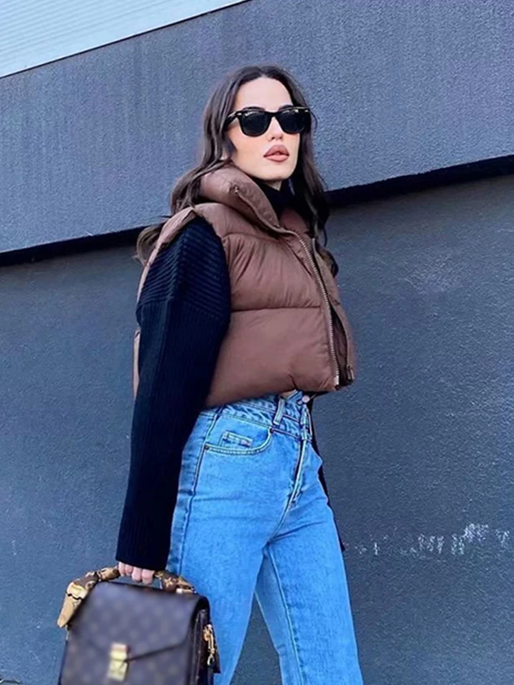 Women'S Down Vest Winter 2022 Stand Collar Elegant Down Coats Warm Outerwear Casual Belt Sleeveless Winter Women Vests Jackets
Women'S Down Vest Winter 2022 Stand Collar Elegant Down Coats Warm Outerwear Casual Belt Sleeveless Winter Women Vests Jackets