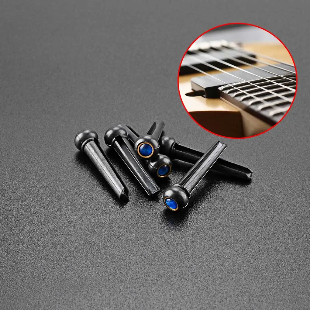 6pcs Bridge Pin Acoustic Guitar Folk Guitars Accessory Plastic Extension Music Instrument for Electric Guitars
6pcs Bridge Pin Acoustic Guitar Folk Guitars Accessory Plastic Extension Music Instrument for Electric Guitars