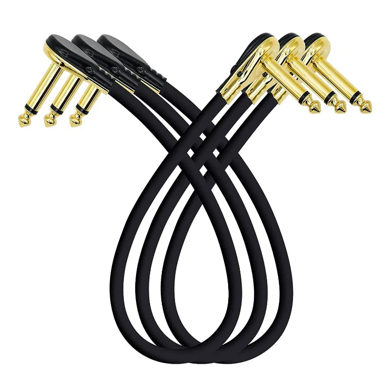 Guitar Patch Cables Right Angle 15/30CM 1/4 Guitar Cable for Guitar Effect Pedals
Guitar Patch Cables Right Angle 15/30CM 1/4 Guitar Cable for Guitar Effect Pedals