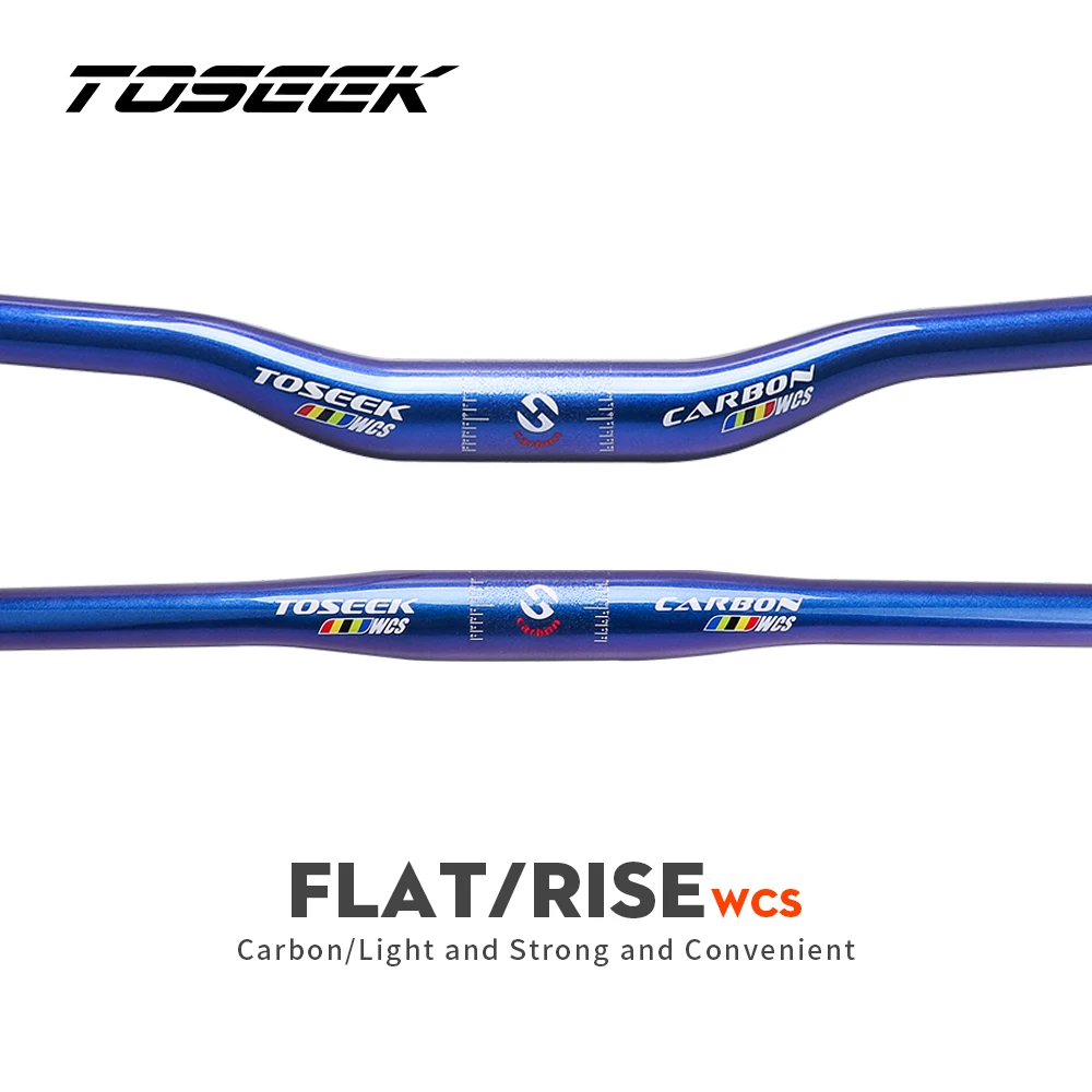 TOSEEK WCS Mtb Carbon Handlebar Bicycle Handlebar 31.8*580-760mm Dazzle Blue To Purple Handlebars For Mountain Bike Accessories
TOSEEK WCS Mtb Carbon Handlebar Bicycle Handlebar 31.8*580-760mm Dazzle Blue To Purple Handlebars For Mountain Bike Accessories