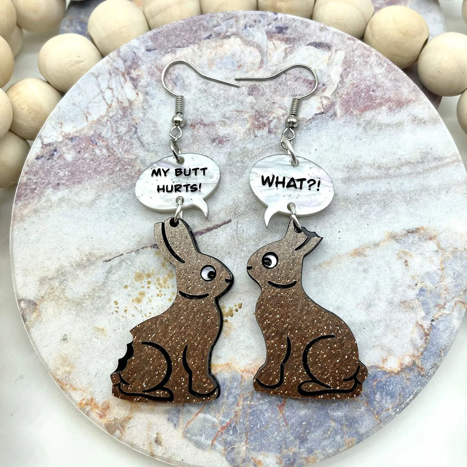 Epoxy Earrings For Women My Butt Hurts Dialogic Rabbit Acrylic Charm Earring Party Jewelry Pendientes серьги 2023 тренд
Epoxy Earrings For Women My Butt Hurts Dialogic Rabbit Acrylic Charm Earring Party Jewelry Pendientes серьги 2023 тренд