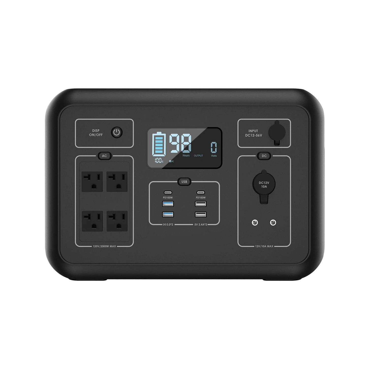 New Portable Power Station 2000W 2131Wh Solar Generator Pure Sine Wave AC Outlet Charge While Discharge
New Portable Power Station 2000W 2131Wh Solar Generator Pure Sine Wave AC Outlet Charge While Discharge