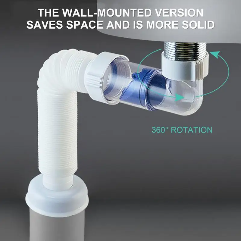 Universal Drain Flexible Sink Pipe Bathroom Wash Basin Kitchen Sink Garbage Disposal Quick Drainage Nti-Odor Design Tube
Universal Drain Flexible Sink Pipe Bathroom Wash Basin Kitchen Sink Garbage Disposal Quick Drainage Nti-Odor Design Tube