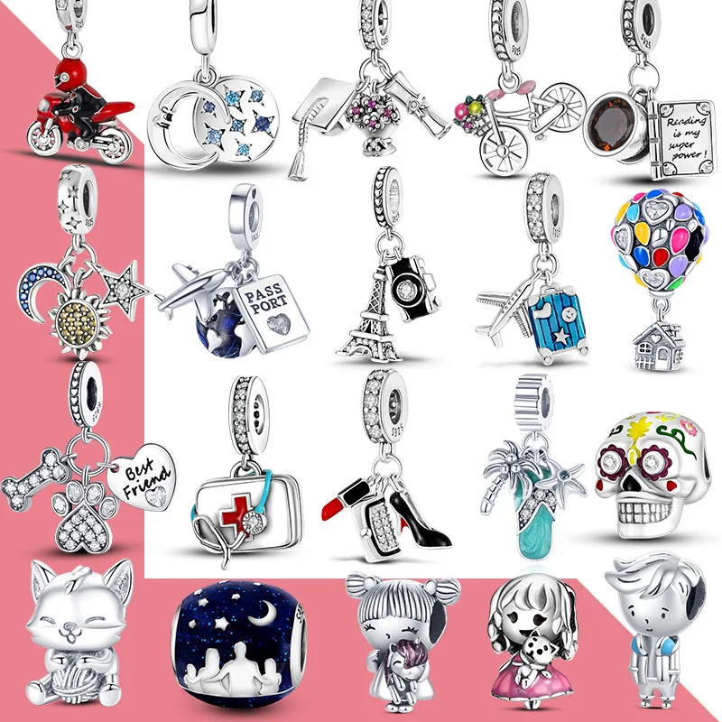 2022 New Design plata charms of original Fits original Pandora bracelet 925 Silver women pendant jewelry charms
2022 New Design plata charms of original Fits original Pandora bracelet 925 Silver women pendant jewelry charms