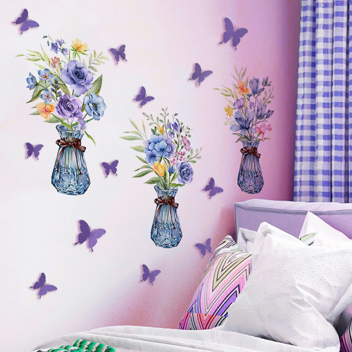 Raymeel Butterfly Flower Vase Wall Stickers Living Room Bedroom Background Home Decoration Mural Decals Self-adhesive DIY Art
Raymeel Butterfly Flower Vase Wall Stickers Living Room Bedroom Background Home Decoration Mural Decals Self-adhesive DIY Art