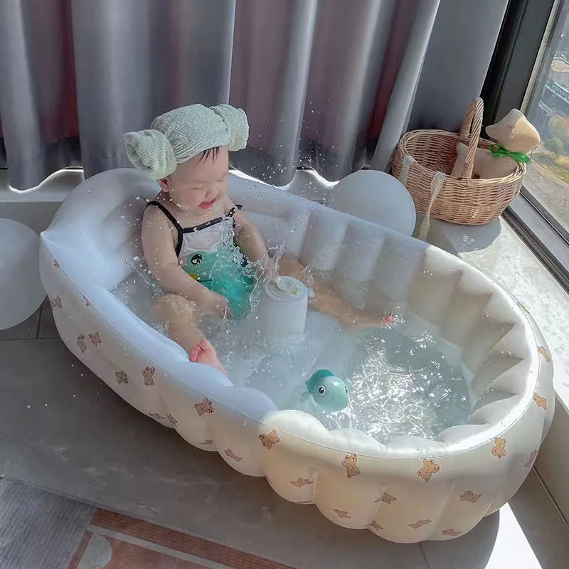 Kid's Inflatable Bathtub Foldable Baby Swimming Pool Portable Outdoor Basin Bathtub Swimming Pool Infant Toddler Newborn Bathtub
Kid's Inflatable Bathtub Foldable Baby Swimming Pool Portable Outdoor Basin Bathtub Swimming Pool Infant Toddler Newborn Bathtub