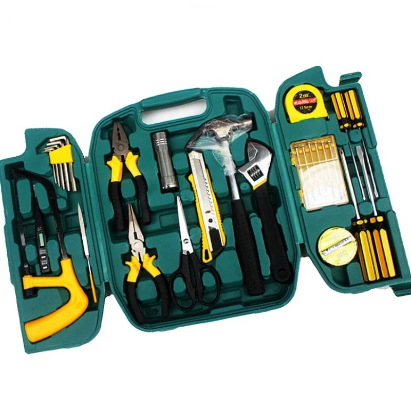 27-piece Maintenance Tool Set Tri-fold Hardware Tool Combination Set Pointed Pliers Screwdriver Wrench Manual Auto Repair Tools
27-piece Maintenance Tool Set Tri-fold Hardware Tool Combination Set Pointed Pliers Screwdriver Wrench Manual Auto Repair Tools