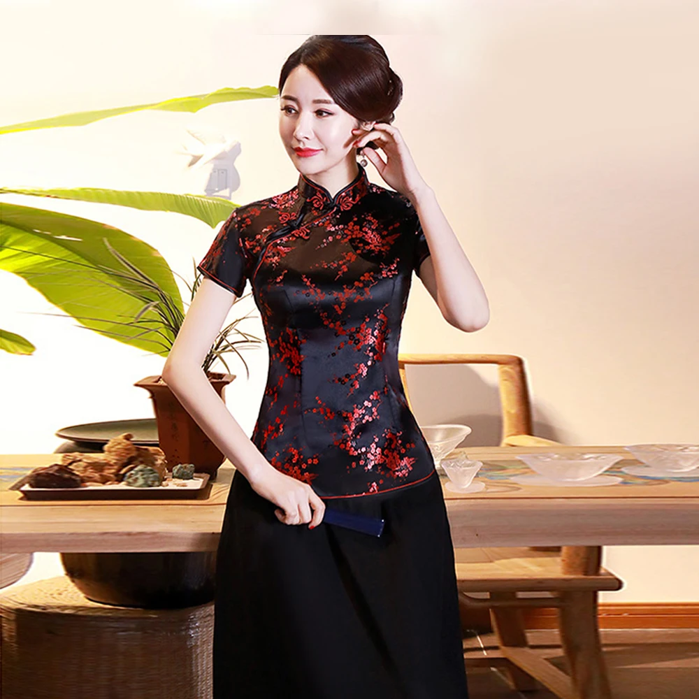Top Tang Suit Women Plus Size Short Sleeve Slim Stand Collar Tang Brocade Cheongsam Chinese Fashion 2022 Autumn
Top Tang Suit Women Plus Size Short Sleeve Slim Stand Collar Tang Brocade Cheongsam Chinese Fashion 2022 Autumn