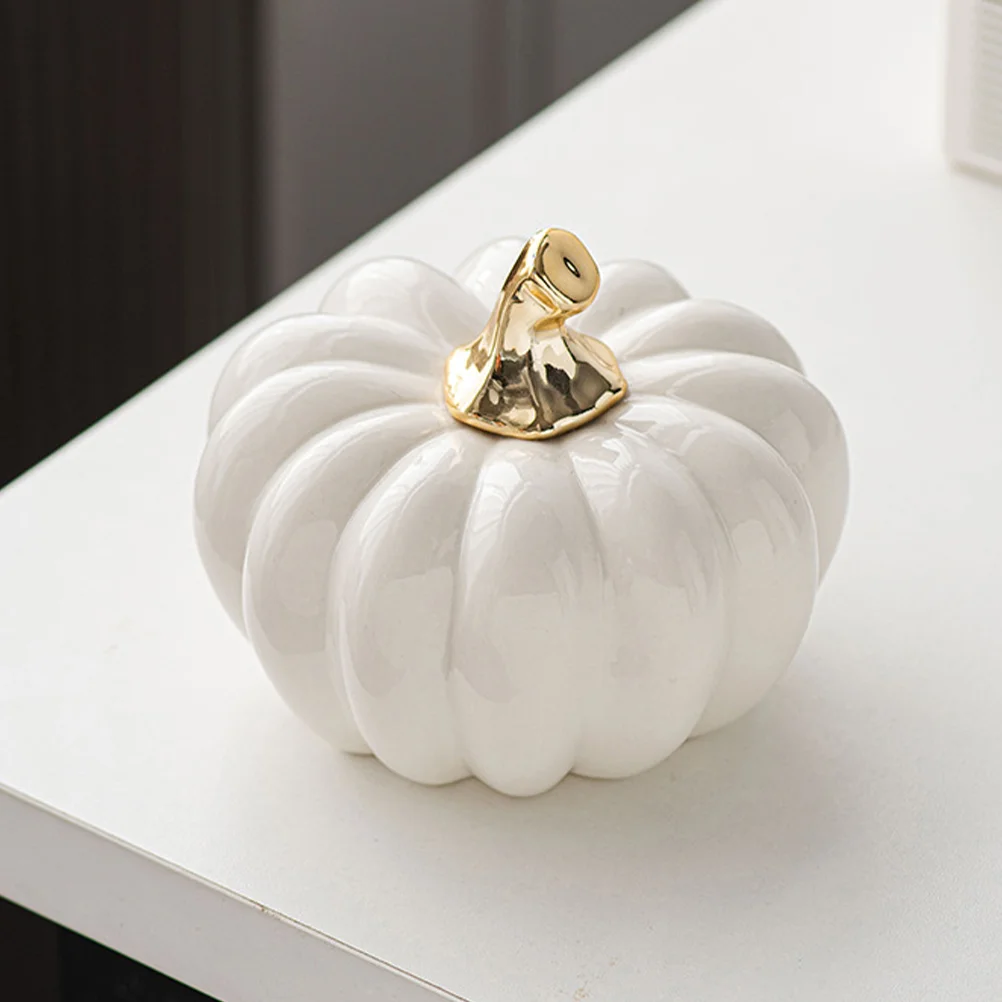 Home Supplies Ceramic Pumpkin Decor Craft Simulation Crafts Tabletop Delicate Figurine White
Home Supplies Ceramic Pumpkin Decor Craft Simulation Crafts Tabletop Delicate Figurine White