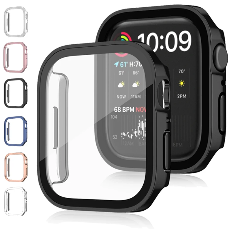 Waterproof Screen Protector Bumper Case for Apple Watch Cover 40mm 44mm 41mm 45mm Tempered Glass Film For IWatch Series76/SE/54
Waterproof Screen Protector Bumper Case for Apple Watch Cover 40mm 44mm 41mm 45mm Tempered Glass Film For IWatch Series76/SE/54