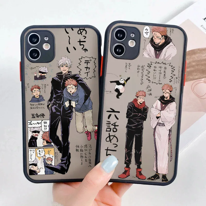Jujutsu Kaisen Cases For IPhone 13 12 Mini 11 Pro Max XS X XR 7 8 Plus SE 2020 2022 Matte Hard PC Protection Fundas Cartoon
Jujutsu Kaisen Cases For IPhone 13 12 Mini 11 Pro Max XS X XR 7 8 Plus SE 2020 2022 Matte Hard PC Protection Fundas Cartoon