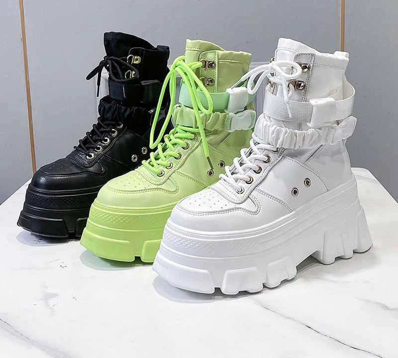 2022 Women's Height-increasing Thick-soled Boots Wedge Heel Lace-up Decorative Women's Shoes Fashion Autumn Winter Women's Boots
2022 Women's Height-increasing Thick-soled Boots Wedge Heel Lace-up Decorative Women's Shoes Fashion Autumn Winter Women's Boots