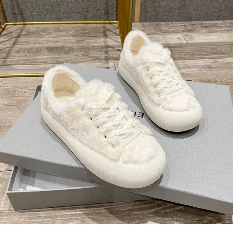 Новинка весна-осень 2023 модная однотонная Повседневная Верхняя одежда на шнуровке с круглым носком и мехом для лица спортивная обувь универсальная женская обувь
Новинка весна-осень 2023 модная однотонная Повседневная Верхняя одежда на шнуровке с круглым носком и мехом для лица спортивная обувь универсальная женская обувь