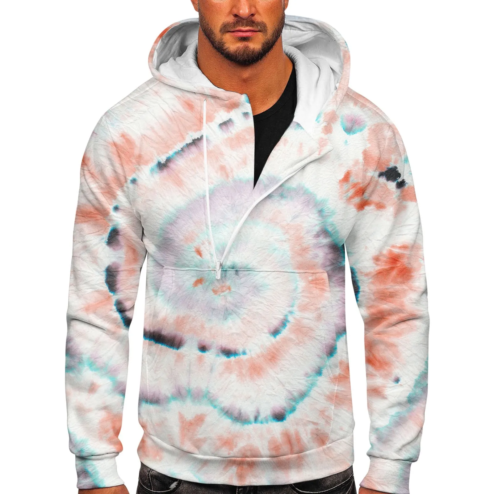 Tie-Dye Hoodies Sweatshirt Coat Men Clothes Autumn Spring Outfits Zip-Up Pullover Coat Sportswear Gym Fitness Streetwear Moletom
Tie-Dye Hoodies Sweatshirt Coat Men Clothes Autumn Spring Outfits Zip-Up Pullover Coat Sportswear Gym Fitness Streetwear Moletom