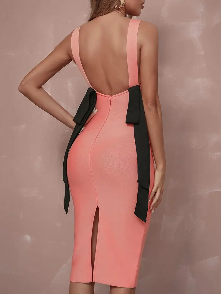 Ailigou 2022 New Tight Bandage Dress Women's Sexy V-neck Sleeveless Vest Midi Outwear Club Celebrity Celebrity Party Dress
Ailigou 2022 New Tight Bandage Dress Women's Sexy V-neck Sleeveless Vest Midi Outwear Club Celebrity Celebrity Party Dress