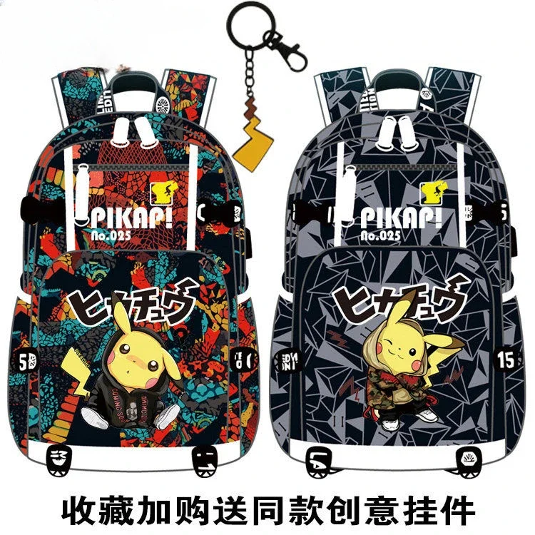 Pikachu High School Students Schoolbag Male and Female Anime Backpack High School Students Backpack Campus All-match Travel
Pikachu High School Students Schoolbag Male and Female Anime Backpack High School Students Backpack Campus All-match Travel