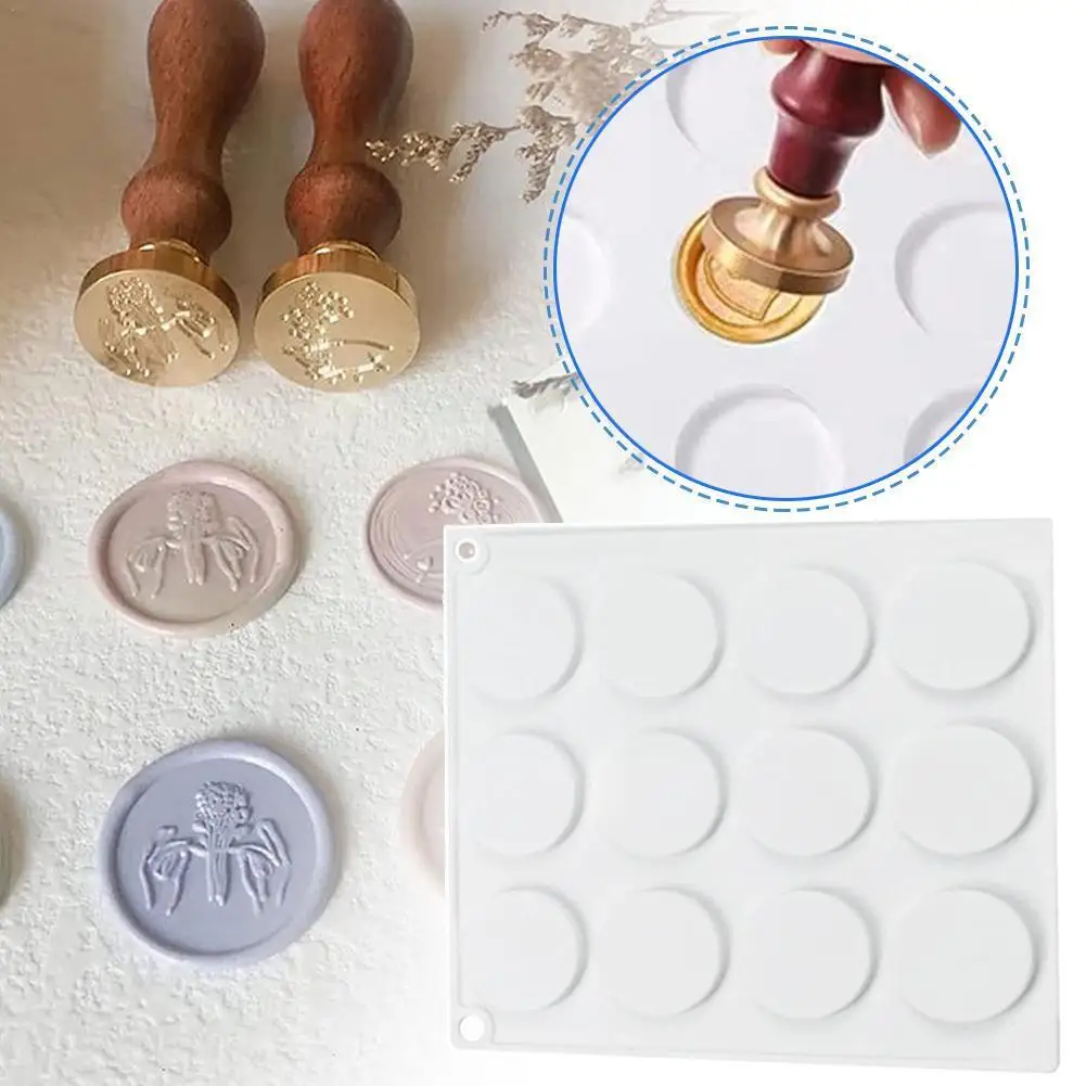 Silicone Wax Stamp Mold Mat 12-Cavity Wax Seal Stamp Adhesive Resin DIY Mold Silicone Mold Wax Pad Mat Sealing Mold Waxing O1A5
Silicone Wax Stamp Mold Mat 12-Cavity Wax Seal Stamp Adhesive Resin DIY Mold Silicone Mold Wax Pad Mat Sealing Mold Waxing O1A5