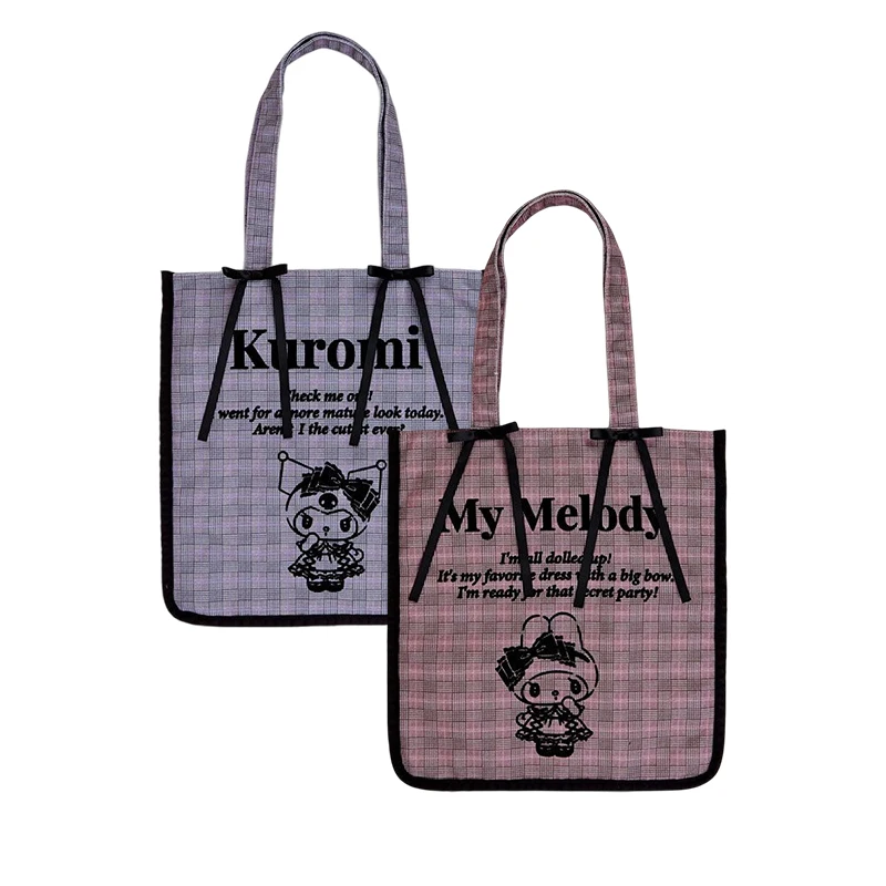 Kuromi Sanrio Kawaii Anime My Melody Shoulder Bag Girly Heart Cute Cartoon Personality Shopping Bag Gifts for Girls
Kuromi Sanrio Kawaii Anime My Melody Shoulder Bag Girly Heart Cute Cartoon Personality Shopping Bag Gifts for Girls