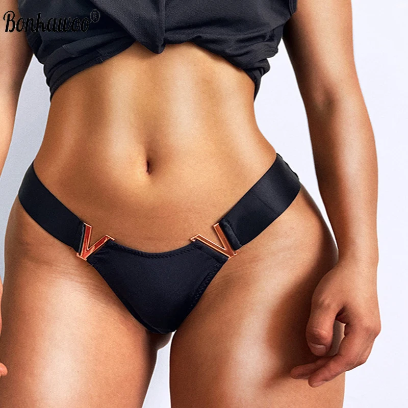 Bonkawoo Women V-Shaped Seamless Panties Sexy Underwear Low Rise Thongs Buckle G String Bikini Thong Briefs Female Lingerie
Bonkawoo Women V-Shaped Seamless Panties Sexy Underwear Low Rise Thongs Buckle G String Bikini Thong Briefs Female Lingerie
