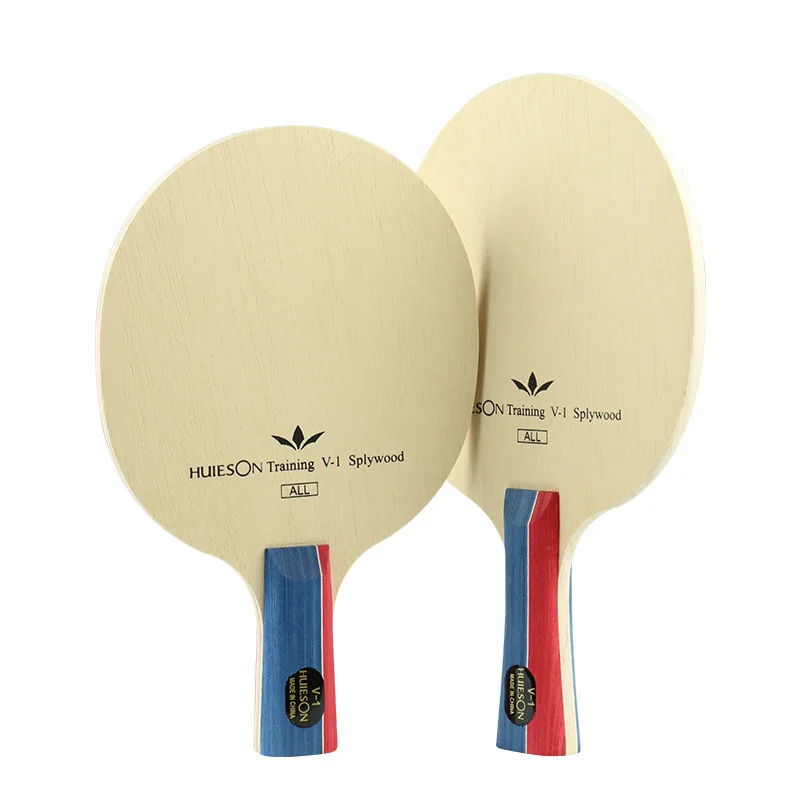 Wood Table Tennis Racket 5 Layers Medium Speed Ping Pong Racket Blade Great For Children Or Teenage To Play
Wood Table Tennis Racket 5 Layers Medium Speed Ping Pong Racket Blade Great For Children Or Teenage To Play
