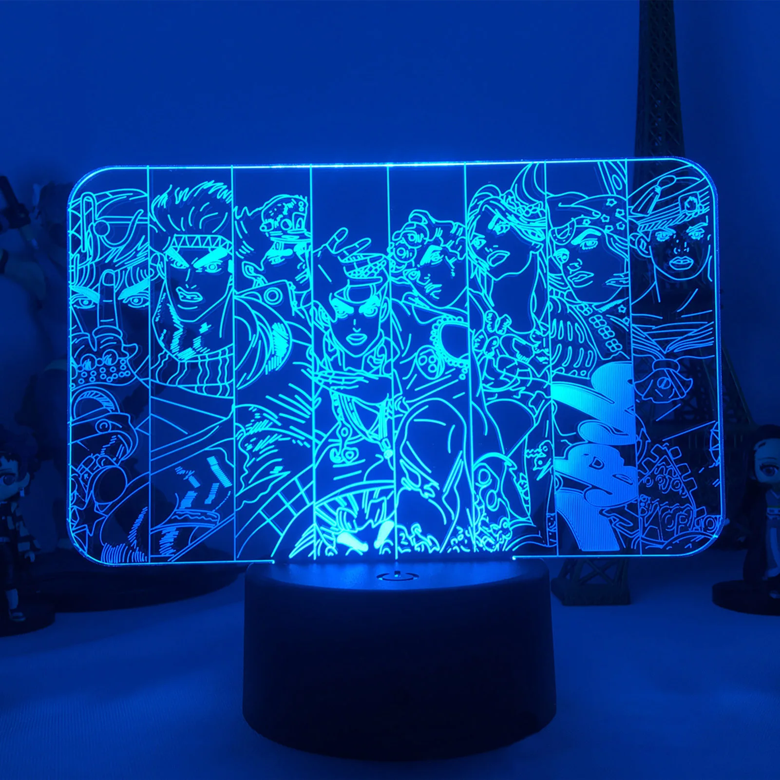 3D Lamp Anime Jojos Bizarre Adventure For Bedroom Decor Night Light Birthday Gift For Him Jojos Stone Ocean LED Light Manga
3D Lamp Anime Jojos Bizarre Adventure For Bedroom Decor Night Light Birthday Gift For Him Jojos Stone Ocean LED Light Manga