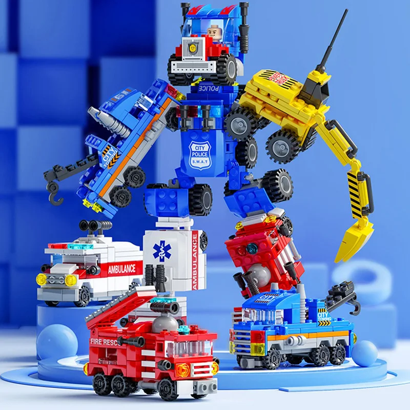 Building blocks building kids shapeshift toys educational vehicles car fit robot small pellet boy puzzle gift
Building blocks building kids shapeshift toys educational vehicles car fit robot small pellet boy puzzle gift