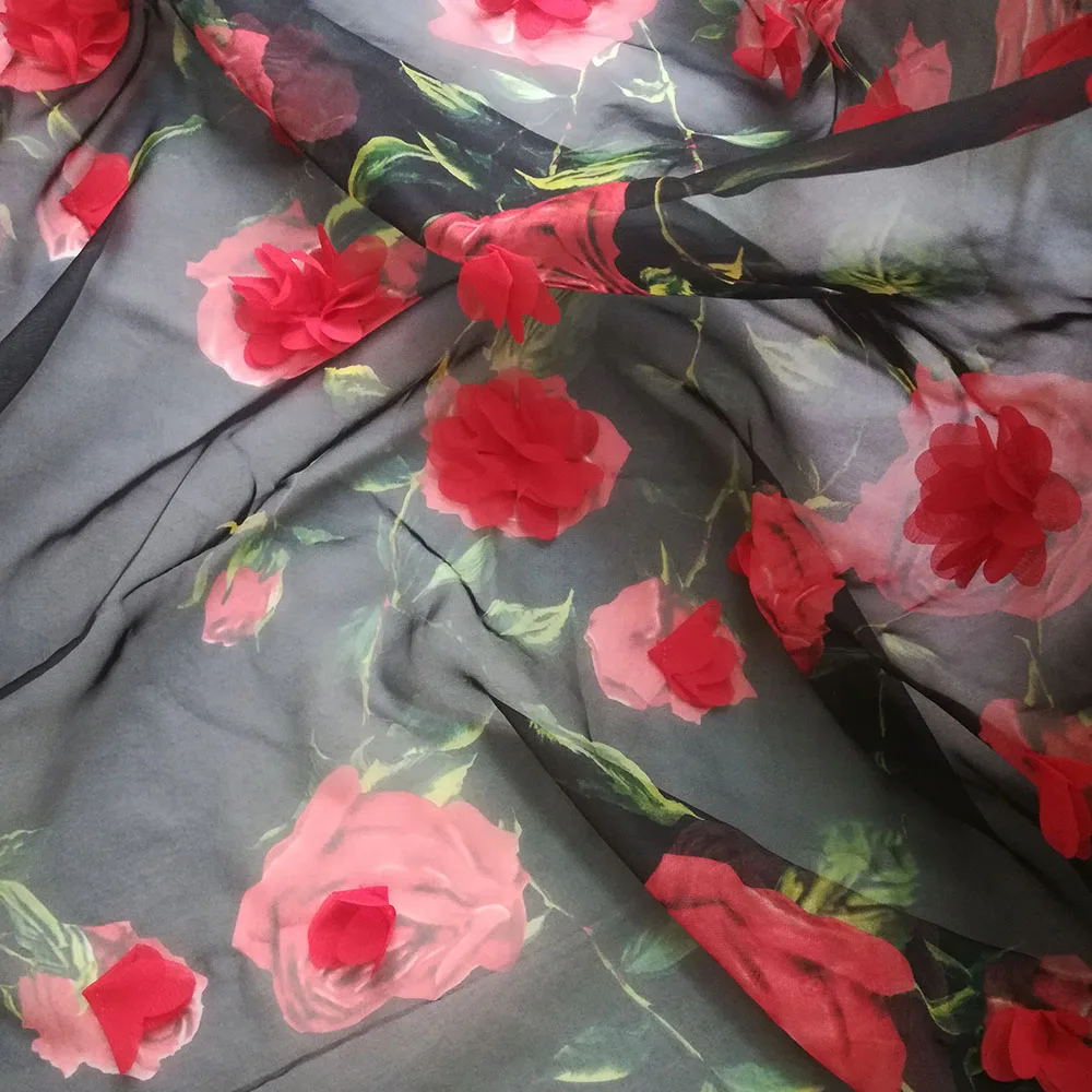 Шитье одежды, 3D стереоскопическая Цветочная вышивка, шифоновая ткань для летнего платья, занавеска, свадебное платье, тканевая ткань
Шитье одежды, 3D стереоскопическая Цветочная вышивка, шифоновая ткань для летнего платья, занавеска, свадебное платье, тканевая ткань