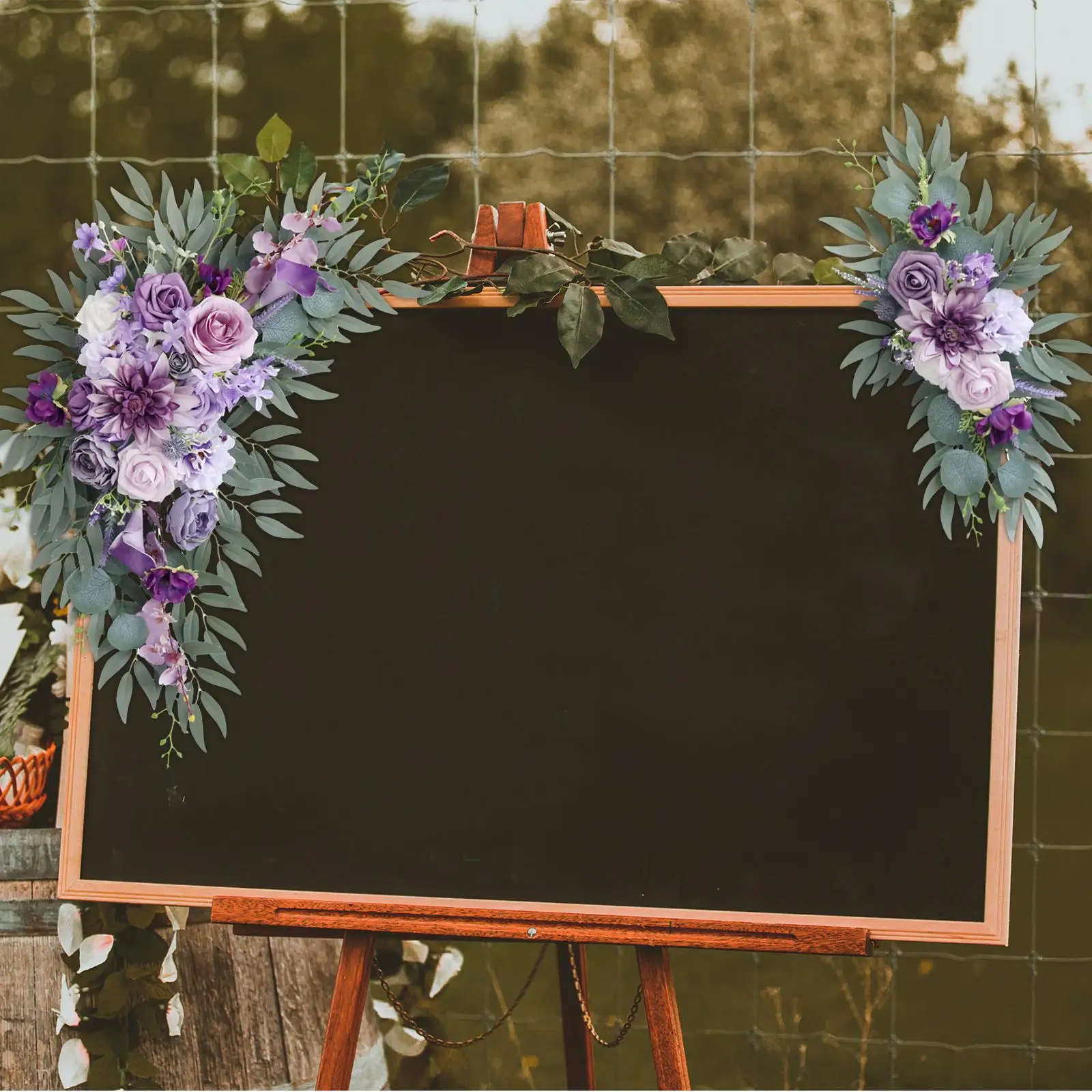 2Pcs Artificial Arch Flower Background Wall Decoration Flower Arch Garland for Backdrop Welcome Sign Arrangement Home Wedding
2Pcs Artificial Arch Flower Background Wall Decoration Flower Arch Garland for Backdrop Welcome Sign Arrangement Home Wedding