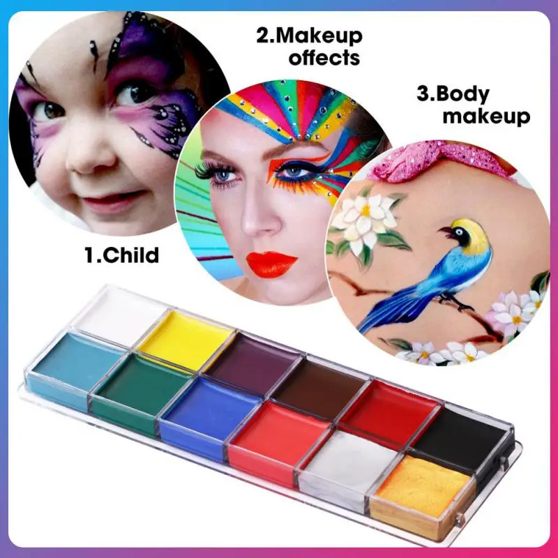 Fancy Dress Beauty Palette Face Body Painting Non Toxic Safe Paint Diy Face Body Art Halloween Party Makeup 12 Colors Cosmetics
Fancy Dress Beauty Palette Face Body Painting Non Toxic Safe Paint Diy Face Body Art Halloween Party Makeup 12 Colors Cosmetics