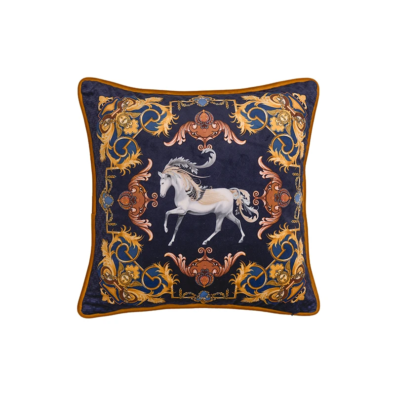 Light luxury gold vintage retro American style throw pillow velvet velvet cushion café model carriage living room sofa 
Light luxury gold vintage retro American style throw pillow velvet velvet cushion café model carriage living room sofa