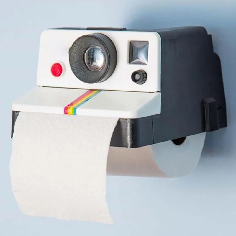 Creative Retro Camera Toilet Paper Roll Holder Wall Mounted Toilet Paper Holder Paper Dispenser for Bathroom Tissue, Plastic
Creative Retro Camera Toilet Paper Roll Holder Wall Mounted Toilet Paper Holder Paper Dispenser for Bathroom Tissue, Plastic