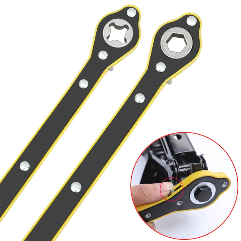 Car Labor-saving Wrench Scissor Jack Lifting Effortless Joystick Tool 360 Degree Rotation Handle Tool Tire Wrench Cross Hexagon
Car Labor-saving Wrench Scissor Jack Lifting Effortless Joystick Tool 360 Degree Rotation Handle Tool Tire Wrench Cross Hexagon