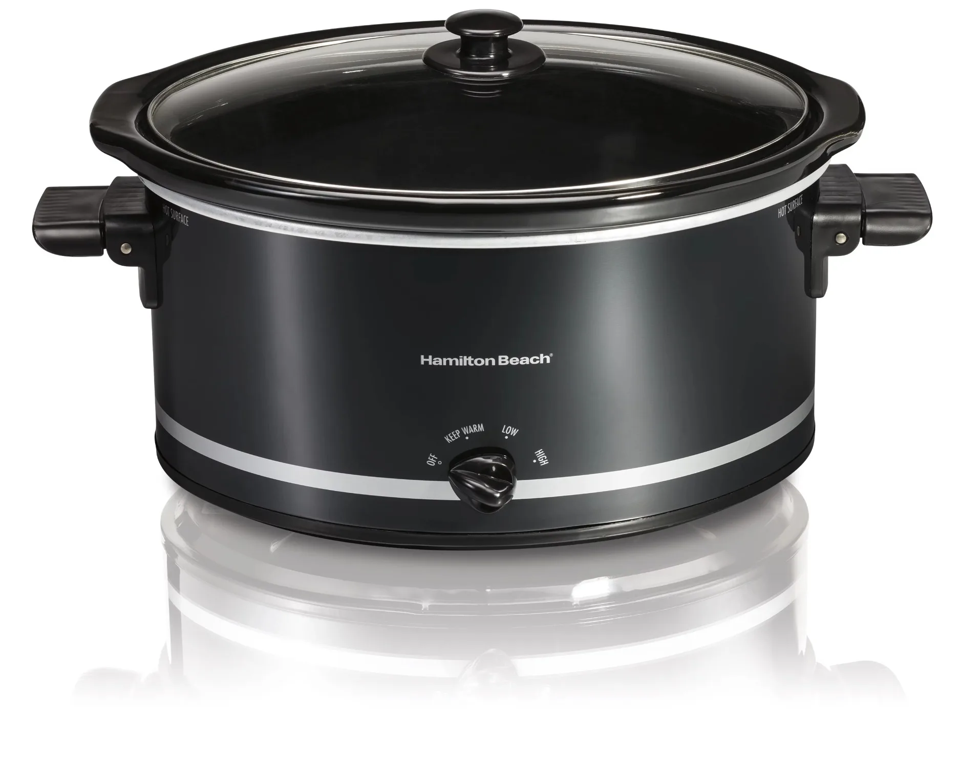 

Black Slow Cooker, Extra-Large Capacity, Serves 10+, 8 Quarts、