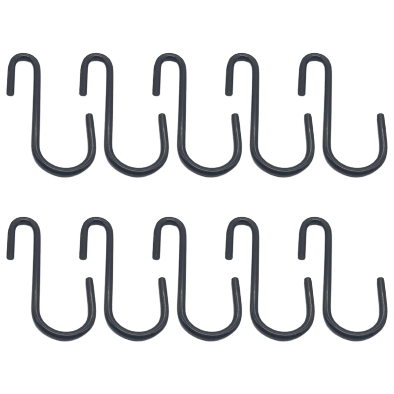 10Pcs/Set Black Coating S Shaped Hooks Home Storage Utility Metal Hangers Storage Holder for Hanging Plant Towel Pan Pot G5AB
10Pcs/Set Black Coating S Shaped Hooks Home Storage Utility Metal Hangers Storage Holder for Hanging Plant Towel Pan Pot G5AB