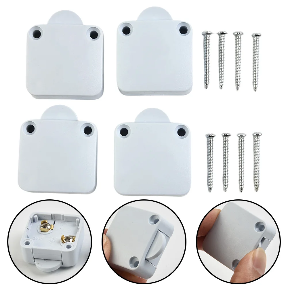 Gate Switch Pantry Switch Closet Electrical Light Self-reset White 202A 4pcs Indoor Outdoor Durable High Quality
Gate Switch Pantry Switch Closet Electrical Light Self-reset White 202A 4pcs Indoor Outdoor Durable High Quality