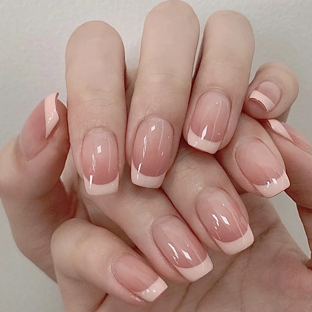 24pcs/box Artificial Nails With Glue Mid-length Fake Nails Gradient Wear Nail Stickers Finished Fake Nails Press On Nails Coffin
24pcs/box Artificial Nails With Glue Mid-length Fake Nails Gradient Wear Nail Stickers Finished Fake Nails Press On Nails Coffin