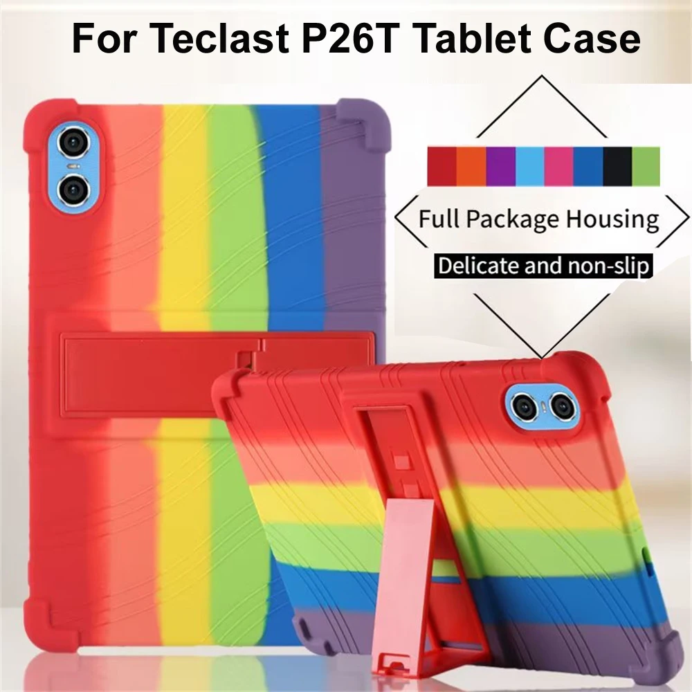 Soft Silicon Cover For Teclast P26T Case Kids 10.1" Tablet Kickstand Ajustable Stand Funda 4 Shockproof Airbags Protective Shell
Soft Silicon Cover For Teclast P26T Case Kids 10.1" Tablet Kickstand Ajustable Stand Funda 4 Shockproof Airbags Protective Shell