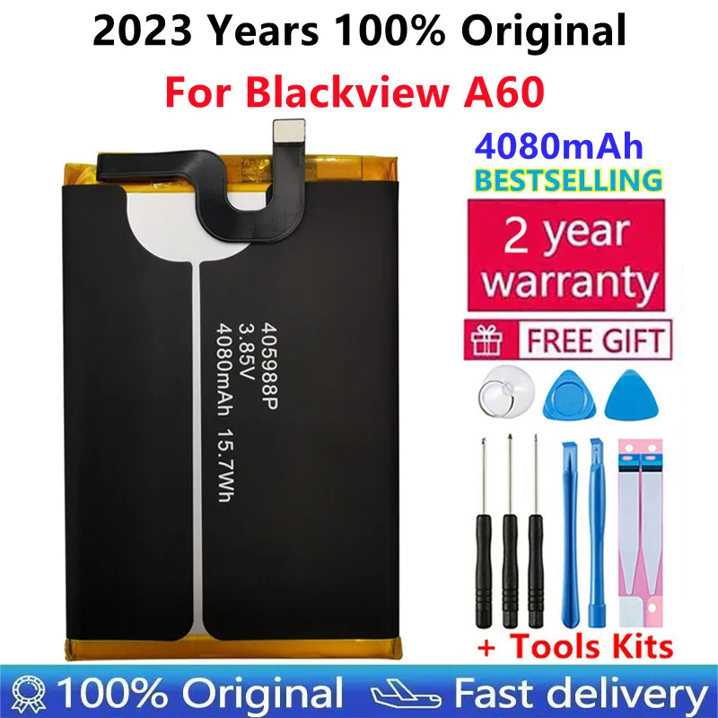 100% New Original 4080mAh Battery For Blackview A60 Smart Mobile Phone li-ion Battery Mobile Phone Batteries + Free Tools
100% New Original 4080mAh Battery For Blackview A60 Smart Mobile Phone li-ion Battery Mobile Phone Batteries + Free Tools