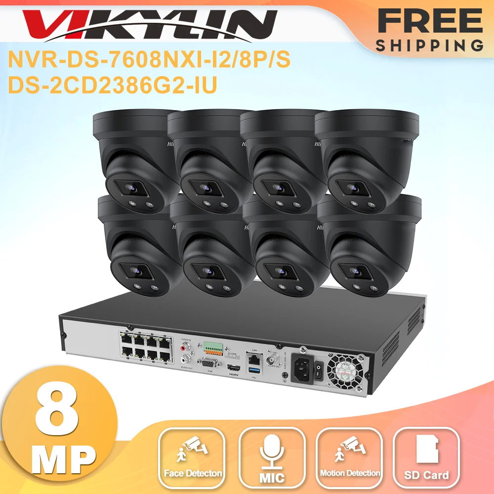 Система видеонаблюдения Hikvision CCTV, наборы для систем безопасности, сетевой видеорегистратор DS-7608NXI-I2/8 шт./с, интеллектуальная аналитика, 8 Мп ...
Система видеонаблюдения Hikvision CCTV, наборы для систем безопасности, сетевой видеорегистратор DS-7608NXI-I2/8 шт./с, интеллектуальная аналитика, 8 Мп ...