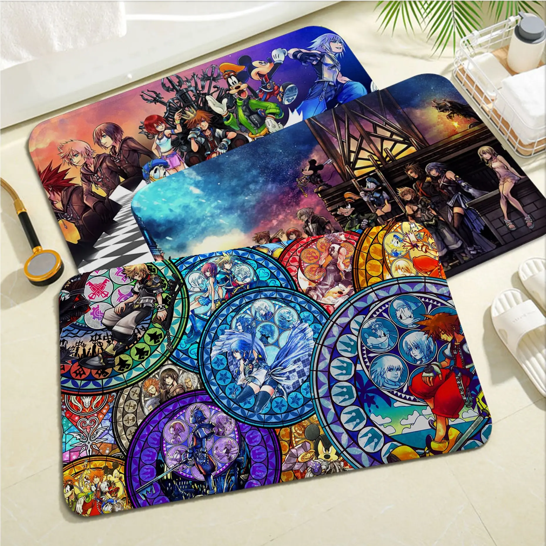 Disney Classic Game Kingdom Hearts Room Mats Retro Multiple Choice Living Room Kitchen Rug Non-Slip Household Carpets
Disney Classic Game Kingdom Hearts Room Mats Retro Multiple Choice Living Room Kitchen Rug Non-Slip Household Carpets