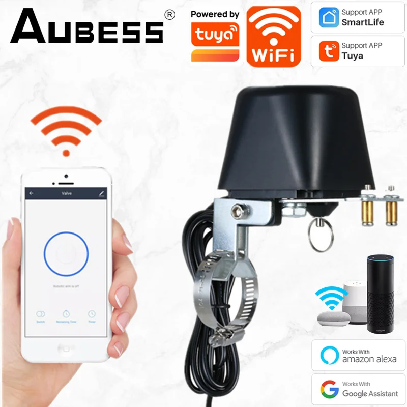 Tuya Wifi Smart Valve Controller For Water Gas Pipeline Auto Shut ON Off App Remote Voice Control For Amazon Alexa Google Home
Tuya Wifi Smart Valve Controller For Water Gas Pipeline Auto Shut ON Off App Remote Voice Control For Amazon Alexa Google Home