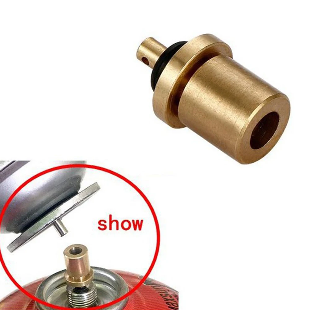 Brass Gas Refill Adapter Stove Inflate Butane Canister For Camping Hiking Picnic Outdoor Stove Head Inflatable Valve To Send Gas
Brass Gas Refill Adapter Stove Inflate Butane Canister For Camping Hiking Picnic Outdoor Stove Head Inflatable Valve To Send Gas