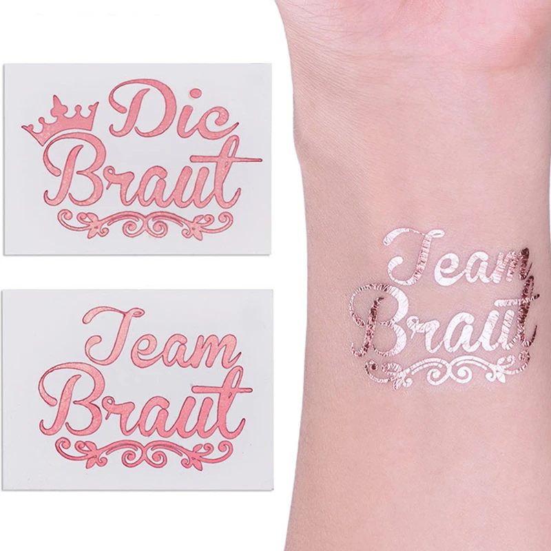 20pcs Bride Bridesmaid Temporary Tattoo Hen Bachelorette Party Sticker Decoration Marriage Bride To Be Party Wedding Decoration
20pcs Bride Bridesmaid Temporary Tattoo Hen Bachelorette Party Sticker Decoration Marriage Bride To Be Party Wedding Decoration