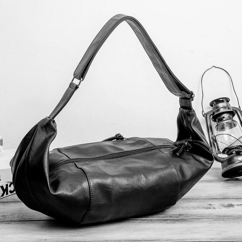 Messenger Soft Shoulder Design Bag Trendy Travel Crossbody Fashion Men Hobos Leather Bag New Bag Dumpling Bag Men's Crossbody
Messenger Soft Shoulder Design Bag Trendy Travel Crossbody Fashion Men Hobos Leather Bag New Bag Dumpling Bag Men's Crossbody